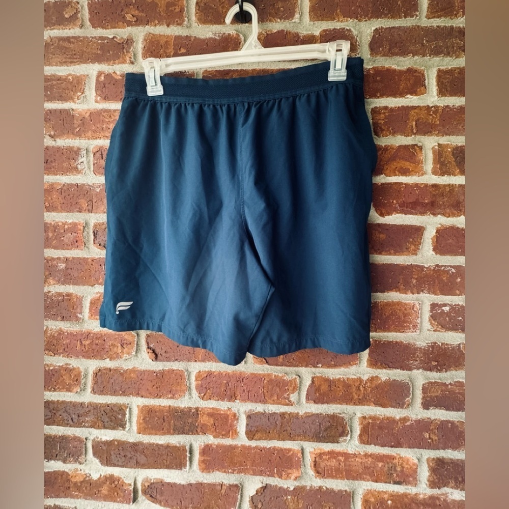 Fabletics men’s ‎ lined shorts blue size Large